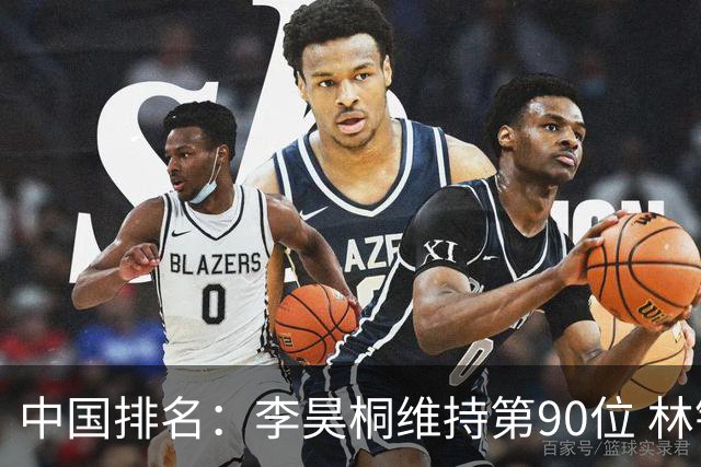 中国排名：李昊桐维持第90位 林钰鑫大幅提升