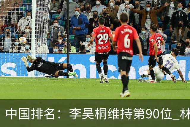 中国排名：李昊桐维持第90位 林钰鑫大幅提升